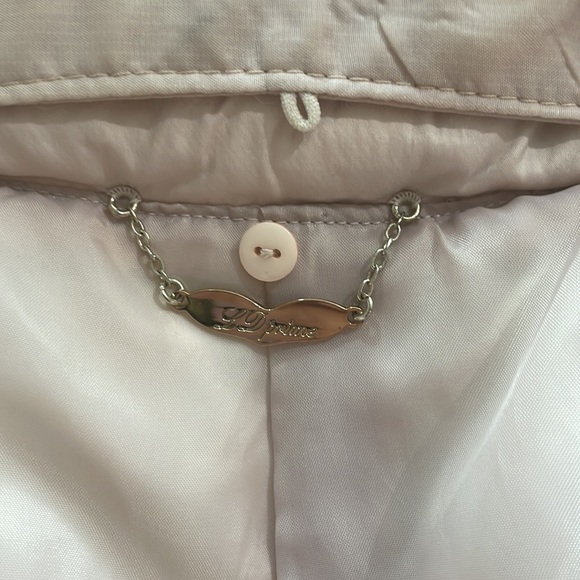 LD Prime Women’s Tie Waist Puffer Jacket with Removable Faux Fur Size Small - Picture 7 of 8